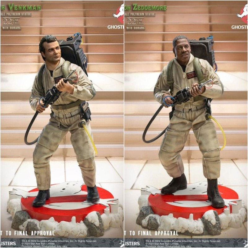 S.O.S Fantômes - Ghostbusters statuettes 1/8 Peter Venkmann + Winston Zeddemore Twin Pack 22 cm