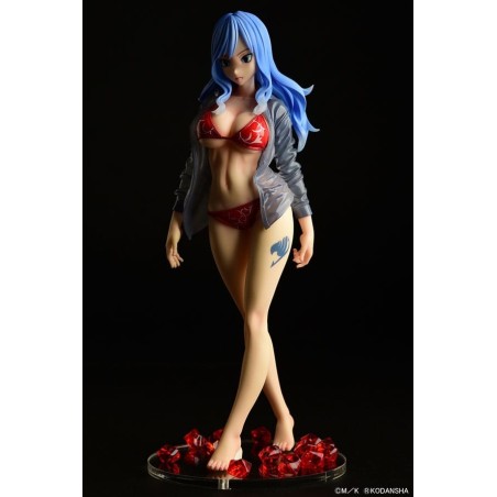 Fairy Tail - Statuette 1/6 Jubia Lokser Gravure_Stylesee-through wet shirt Red Bikini!! 25 cm