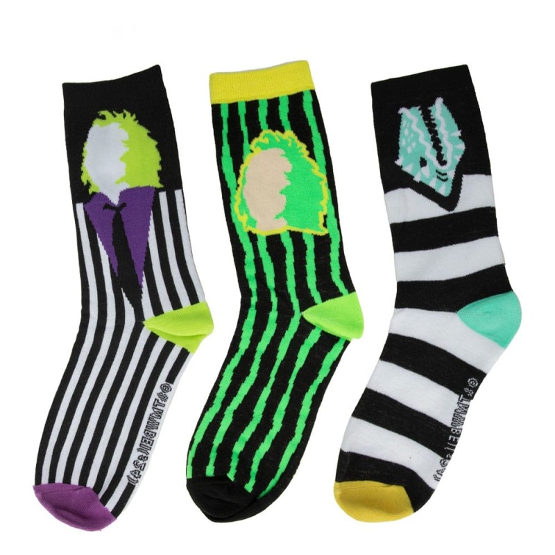 Beetlejuice - Pack 3 paires de chaussettes