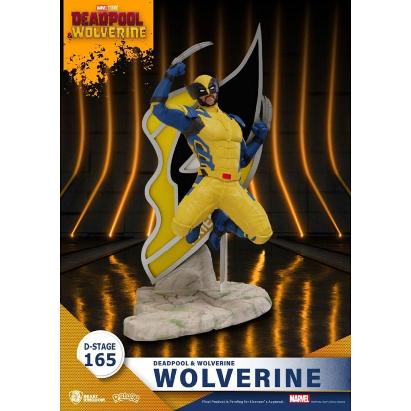 Marvel - Deadpool 3 diorama PVC D-Stage Wolverine 16 cm