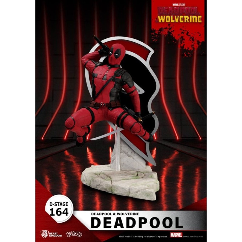 Marvel - Deadpool 3 diorama PVC D-Stage Deadpool 16 cm
