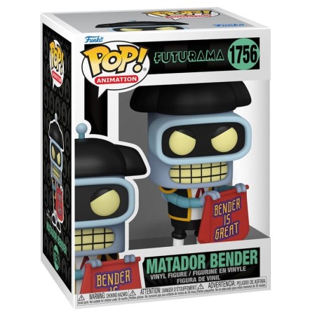 Futurama - Pop! Animation Vinyl figurine Bender (Matador) 9 cm
