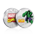Marvel - Pièce de collection Hulk (plaqué argent)