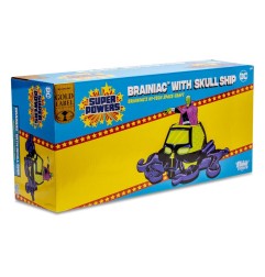DC Comics - DC Direct figurine avec véhicule Super Powers Brainiac with Skull Ship (Gold Label) 12 cm