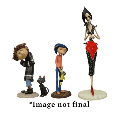 Coraline - Pack 4 figurines Best Of Coraline 3-14 cm