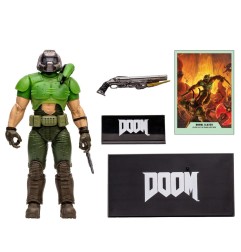 Doom Eternal - Figurine Doom Slayer Classic (Glow In The Dark Edition) Gold Label 18 cm