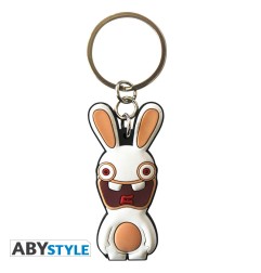 LAPINS CRETINS - Porte-clés PVC Lapin yeux rouges