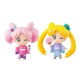 Sailor Moon - Pack 2 figurines Petit Chara Sailor Moon & Chibiusa Kyotobeni Ver. 5 cm