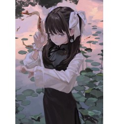 Original Illustration - Statuette PVC 1/6 Yao Zhi Illustrated by FKEY Limited Edition 25 cm