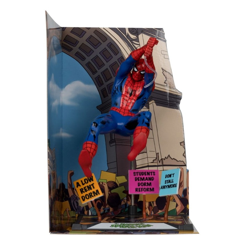 Marvel - Collection statuette PVC 1/10 Spider-Man & Scene Gold Label (The Amazing Spider-Man 68) 15 cm
