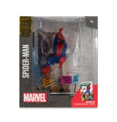 Marvel Collection - Statuette 1/10 Spider-Man & Scene Gold Label (The Amazing Spider-Man 68) 15 cm