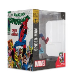 Marvel Collection - Statuette 1/10 Spider-Man & Scene Gold Label (The Amazing Spider-Man 68) 15 cm