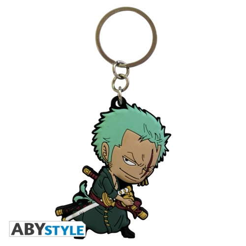 ONE PIECE - Porte-clés PVC Zoro SD