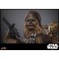 Star Wars - Episode V figurine Movie Masterpiece 1/6 Chewbacca with Disassembled C-3PO 36 cm