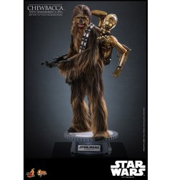 Star Wars - Episode V figurine Movie Masterpiece 1/6 Chewbacca with Disassembled C-3PO 36 cm