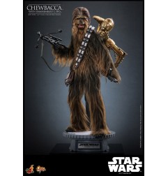 Star Wars - Episode V figurine Movie Masterpiece 1/6 Chewbacca with Disassembled C-3PO 36 cm