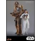 Star Wars - Episode V figurine Movie Masterpiece 1/6 Chewbacca with Disassembled C-3PO 36 cm