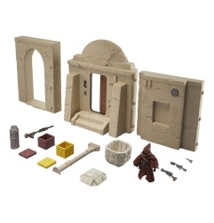 Star Wars Episode IV Vintage Collection - Playset Streets of Mos Eisley avec figurine Jawa