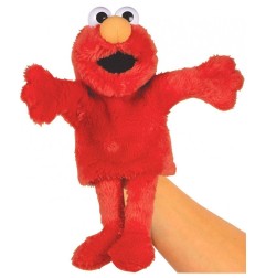 1 rue Sésame - Marionnette Elmo 35 cm