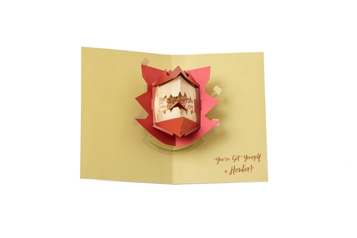 Harry Potter Carte Pop Up 3d Howler Figurine Discount