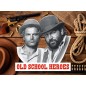 Bud Spencer - & Terence Hill - Panneau métal 3D Old School Heroes 45 x 45 cm