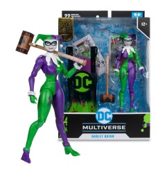 DC Comics - DC Multiverse figurine Harley Quinn (DC Classic) Jokerized (Gold Label) 18 cm