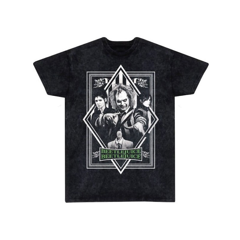 Beetlejuice - 2 T-Shirt Poster Snow Wash 