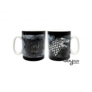 GAME OF THRONES - Mug - 460 ml - Stark - porcl. avec boîte