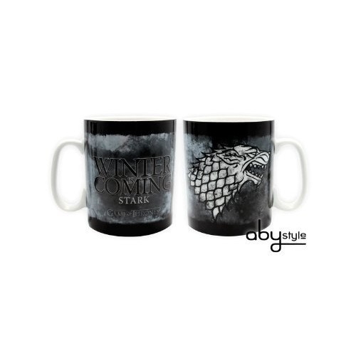 GAME OF THRONES - Mug - 460 ml - Stark - porcl. avec boîte