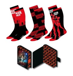 Stranger Things - Pack 3 paires de chaussettes 38-45