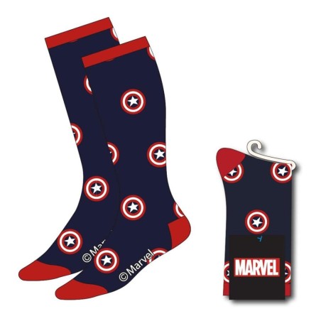 Marvel - Avengers chaussettes Captain America Shield 38-45