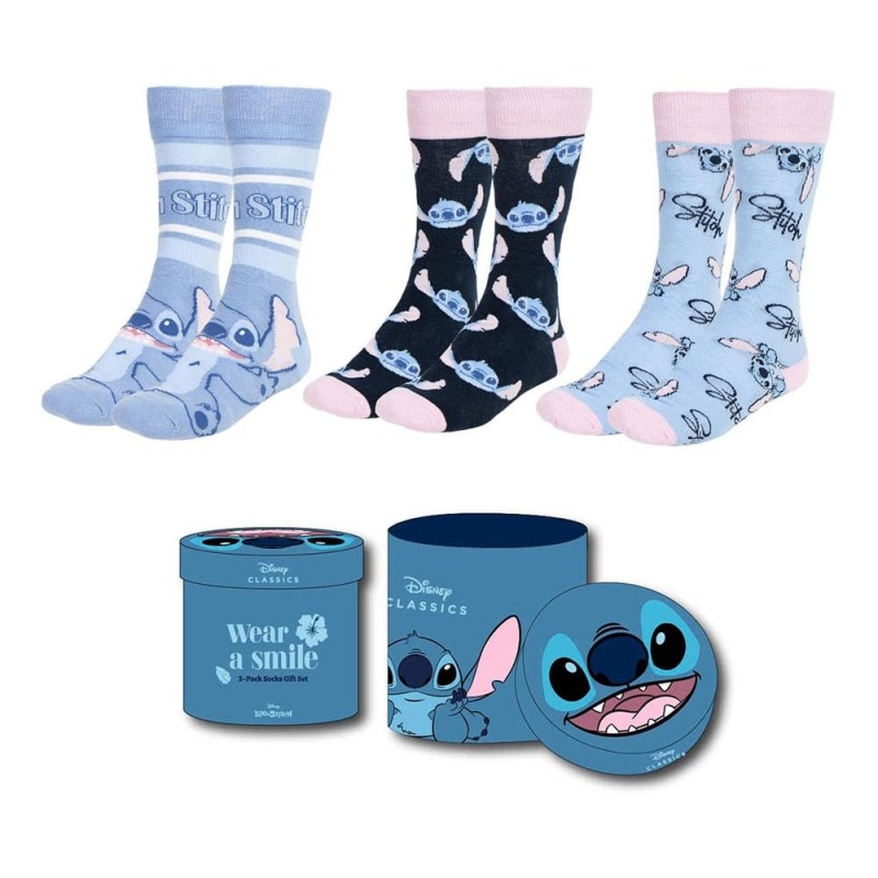 Lilo & Stitch - Pack 3 paires de chaussettes 36-43