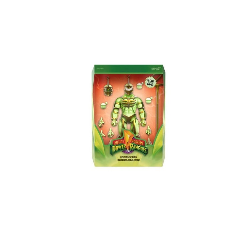 Power Rangers - Mighty Morphin  figurine Ultimates! Lord Zedd Imperial Gold Glow 18 cm