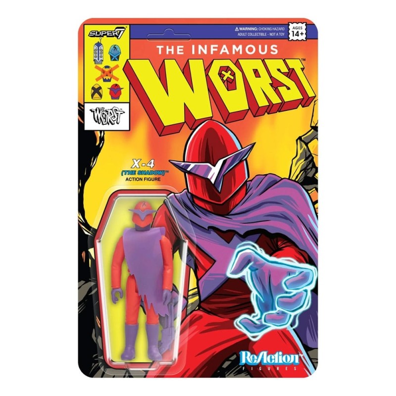 The Worst - Figurine ReAction Wave 05 Mutant Team X5 The Shadow 10 cm