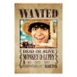 One Piece - Bannière Luffy Wanted 120 x 85 cm One Piece - Bannière Luffy Wanted 120 x 85 cm