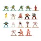 Tortues Ninja - Minecraft pack 18 figurines Diecast Nano Metalfigs Wave 2 4 cm