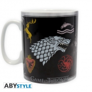 GAME OF THRONES - Mug - 460 ml - Sigles & Trône - porcl. avec boîte