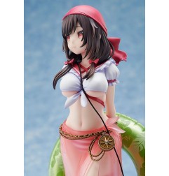 KonoSuba - Kono Subarashii Sekai ni Shukufuku wo! statuette 1/7 Yunyun Light Novel Cosplay On The Beach Ver. 25 cm
