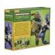 Les Tortues ninja - Pack 2 figurines Raphael vs Foot Soldier 18 cm