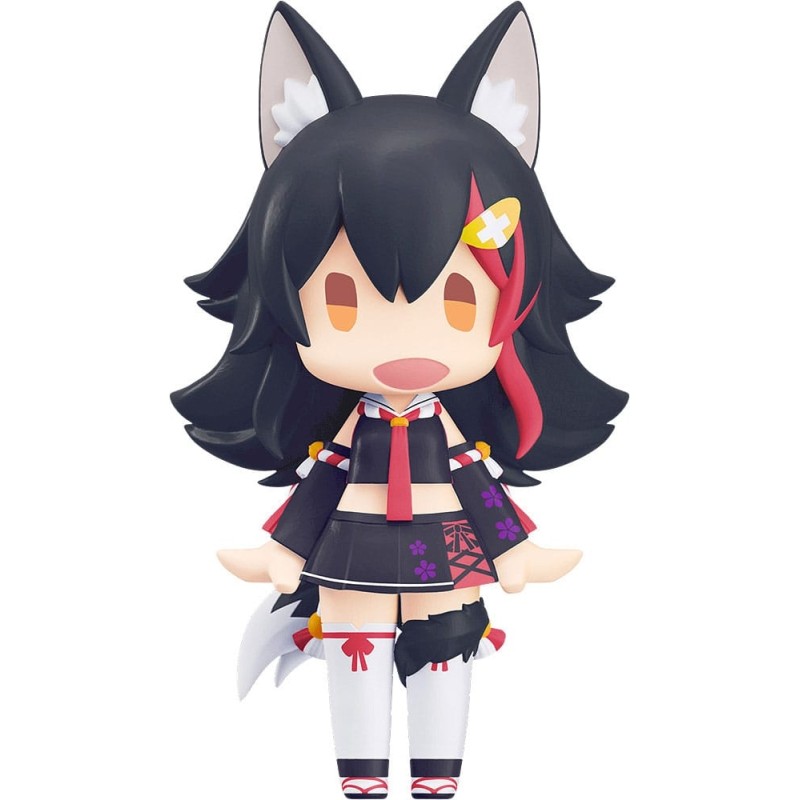 Hololive Production - HELLO! GOOD SMILE Shirakami Ookami Mio 10 cm