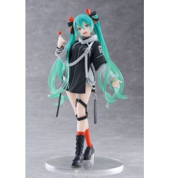 Hatsune Miku - Wonderland statuette PVC Fashion Punk Ver. 18 cm
