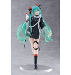 Hatsune Miku - Wonderland statuette PVC Fashion Punk Ver. 18 cm