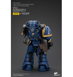 Warhammer The Horus Heresy - Figurine 1/18 Ultramarines Legion MKIII Tactical Support Squad Legionary avec Heavy Bolter 20 cm