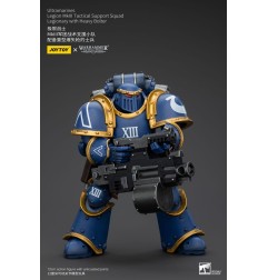 Warhammer The Horus Heresy - Figurine 1/18 Ultramarines Legion MKIII Tactical Support Squad Legionary avec Heavy Bolter 20 cm