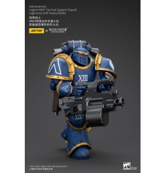 Warhammer The Horus Heresy - Figurine 1/18 Ultramarines Legion MKIII Tactical Support Squad Legionary avec Heavy Bolter 20 cm
