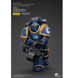 Warhammer The Horus Heresy - Figurine 1/18 Ultramarines Legion MKIII Tactical Support Squad Legionary avec Heavy Bolter 20 cm
