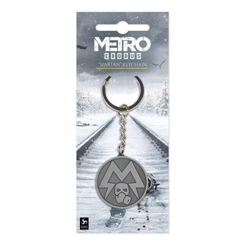 Metro Exodus - Porte-clés métal Spartan Logo