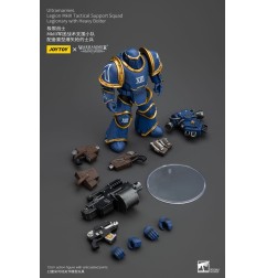 Warhammer The Horus Heresy - Figurine 1/18 Ultramarines Legion MKIII Tactical Support Squad Legionary avec Heavy Bolter 20 cm