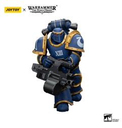 Warhammer The Horus Heresy - Figurine 1/18 Ultramarines Legion MKIII Tactical Support Squad Legionary avec Heavy Bolter 20 cm