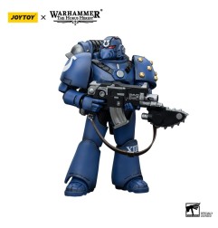 Warhammer The Horus Heresy - Figurine 1/18 Ultramarines MK VI Tactical Squad Legionary avec Bolter & Chainblade 20 cm